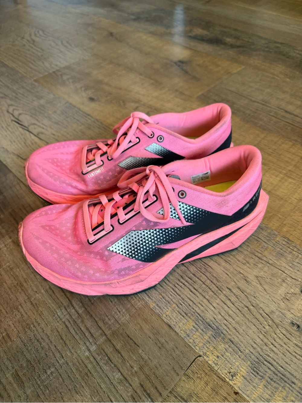New Balance Pink and Black Women's Athletic Running Shoes